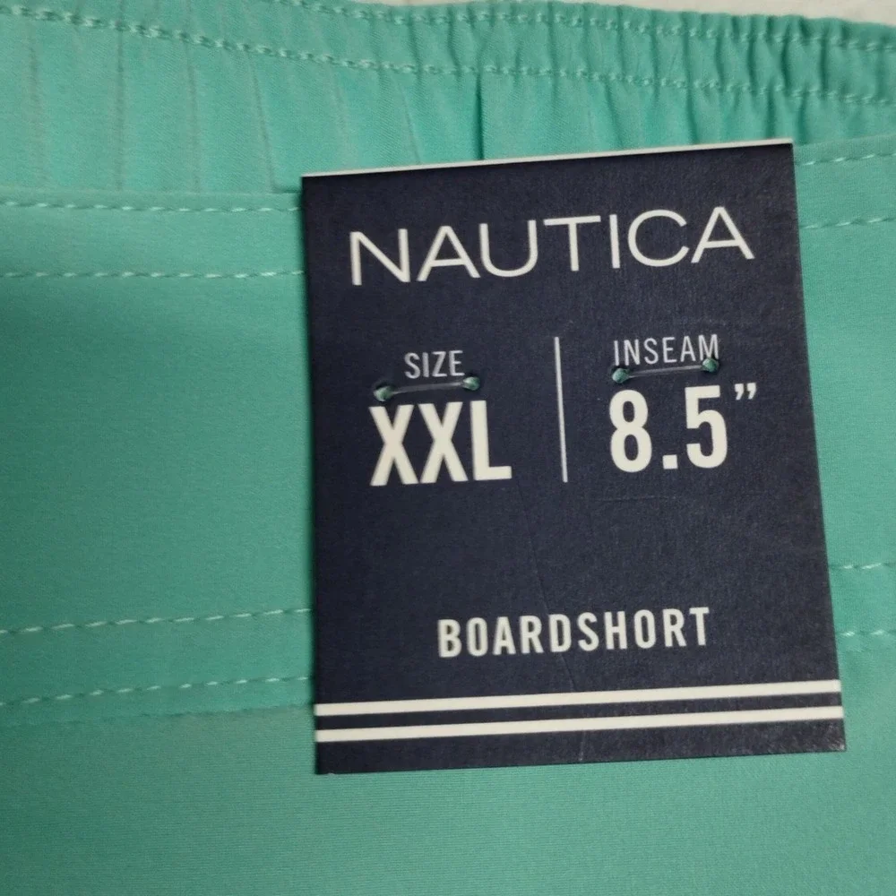 Nautica Men's‎ XXL Colorblock Board Shorts Swim Trunks 8.5
